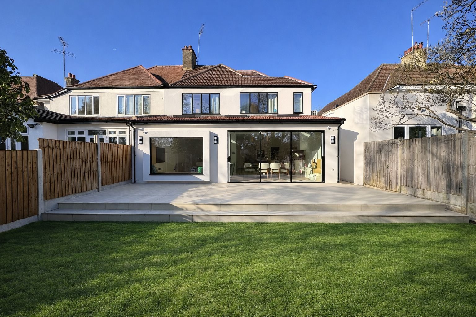 Rear extension exterior at Dunstan Road, Golders Green by Alstruct