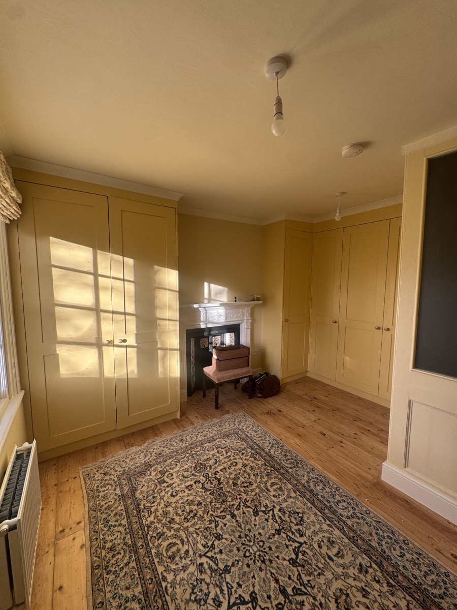 Living room after renovation at Hawthorn Cottage, Limehouse, East London
